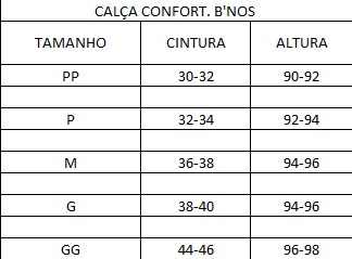 Calça Confort. B'nos