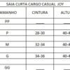 Saia Curta Cargo Casual Joy