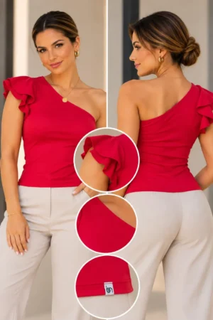 Blusa Nula Manga Diva