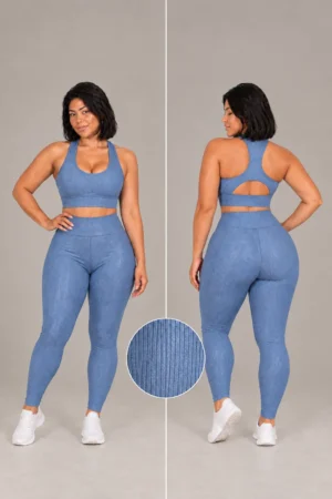 Conjunto Calça Legging Top Nadador